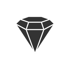 Diamond black icon