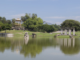 A beautiful Landscape with reflections in water 