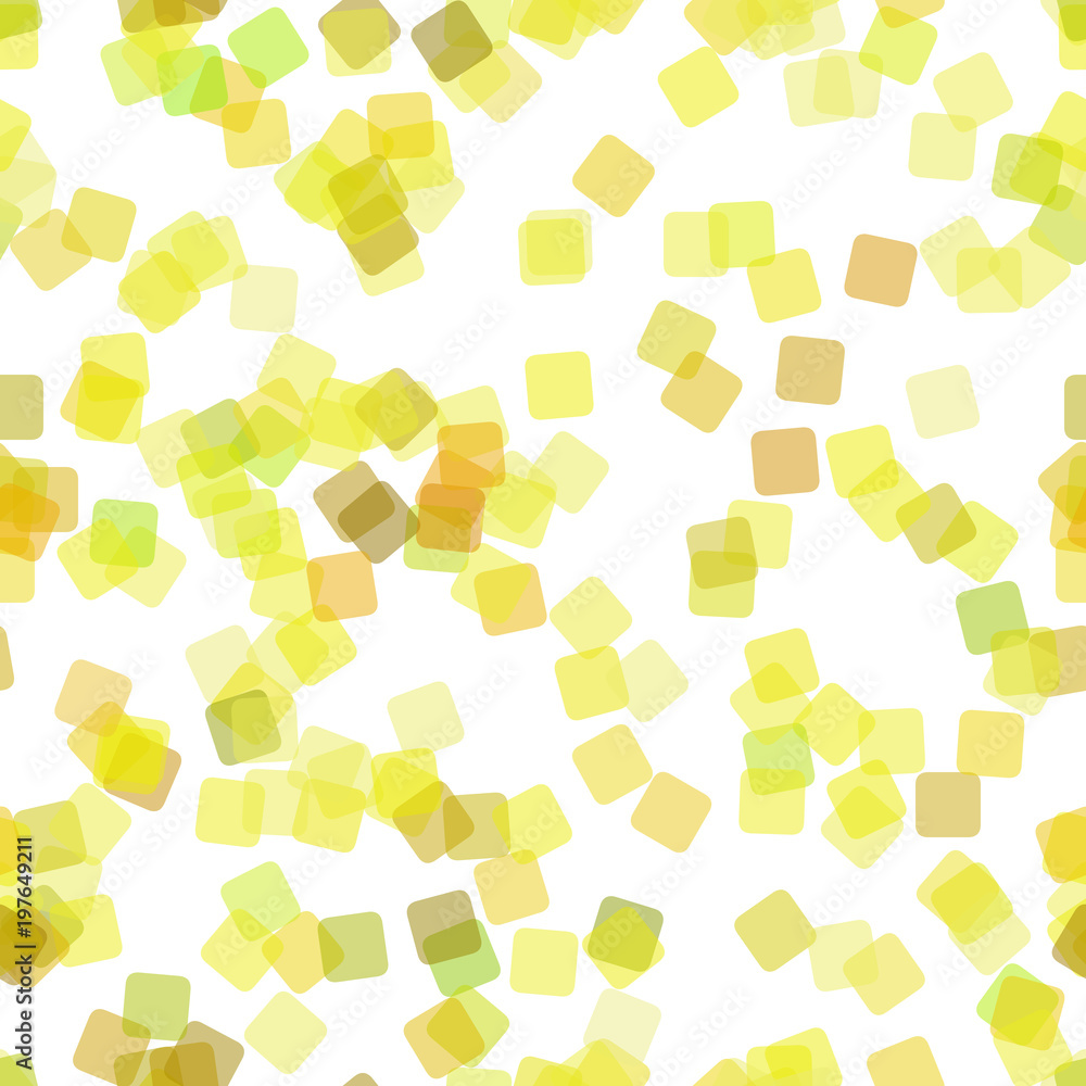 Poster repeating abstract geometrical square pattern background - vector illustration from random rotated s