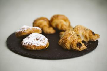 Puff pastry with sugar