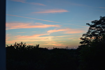 ciel,nuage,arbre,paysage