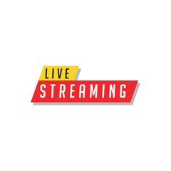 Live Streaming Vector Template Design