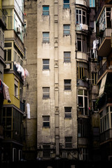 Fototapeta premium Immagini caratteristiche di un vecchio rione in Napoli