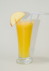 yellow freshly squeezed apple juice