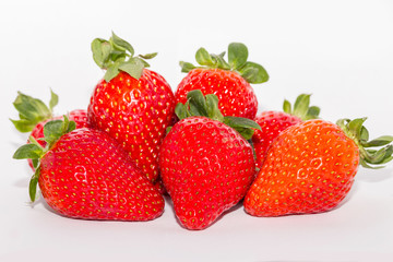 Strawberries fruit isolated 3
