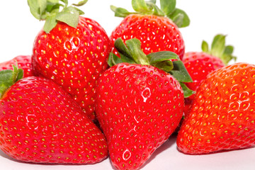 Strawberries fruit isolated 4