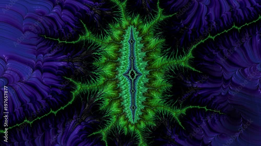 Poster fractal image pc rendering color iteration