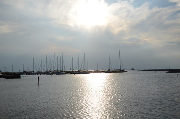 Obraz premium Marina in Borgholm Sweden