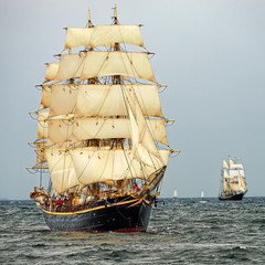 Sailing ships. Yachting. Sailing © Alvov