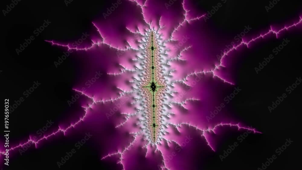 Poster fractal image pc rendering color iteration