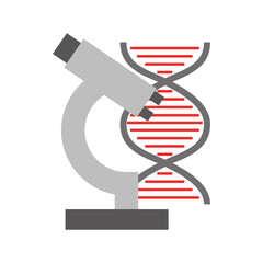 laboratory microscope isolated icon vector illustration design