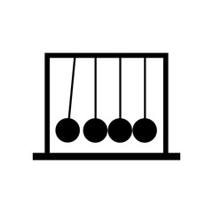Newton pendulum isolated icon vector illustration design
