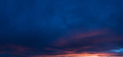 Fotobehang dramatic night sky © luchschenF