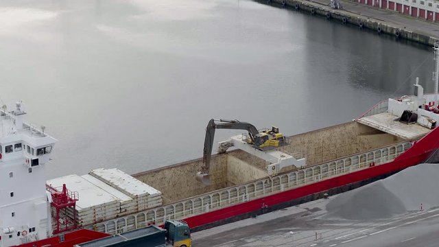 Tanker prepared in docks