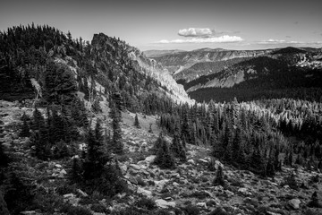 Views from the Pacific Crest Trail, White Pass, Washington, 2017