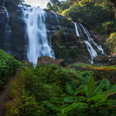 Wachirathan waterfall, Doi Inthanon national park , Chiang mai ,Thailand