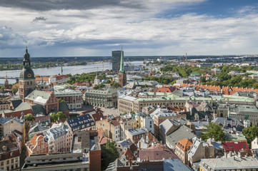 Fototapeta na wymiar Riga, die Hauptstadt von Lettland