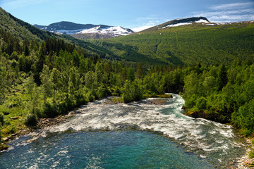 Beautiful Nature Norway natural landscape. Travel