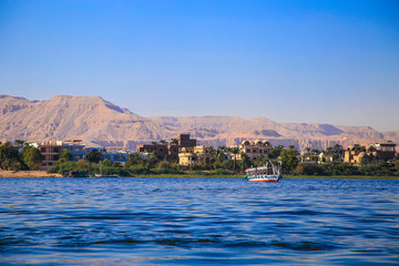 Obraz premium River in Egypt, Nile in Africa