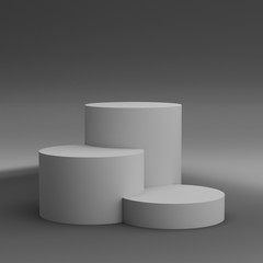 Blank Cylinder Product Display