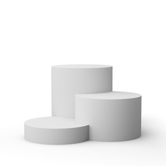 Blank Cylinder Product Display