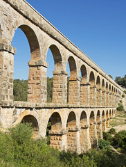 Obraz premium The ancient Roman Aqueduct at Tarragona