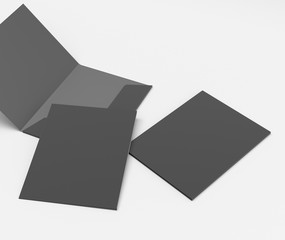 Open And Shut Black Folders