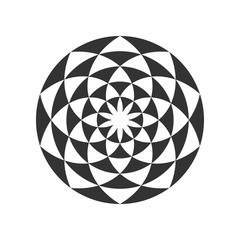 Circular Fractal Design Element