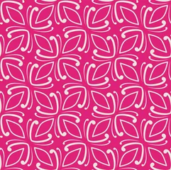  Ornamental Abstract floral tiles seamless vector pattern. Geometric Flower Background. © Daniela Iga