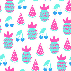 Vector summer pattern