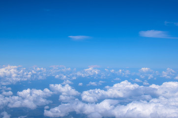 Obraz premium Sea of clouds with blue sky