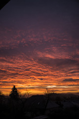 Fototapeta premium Abendhimmel, Sonnenuntergang