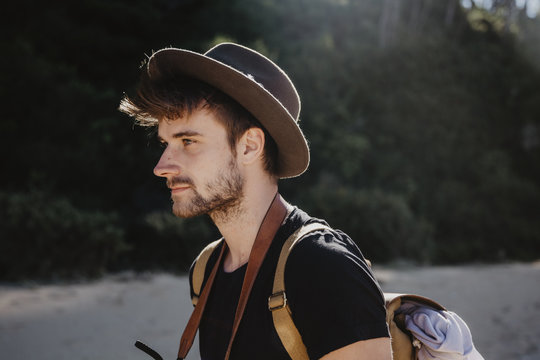 Boy with the hat