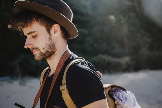 Boy with the hat