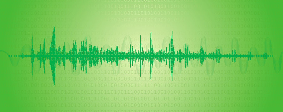 Seismograph diagram, graph of earthquake on paper, vector illustration