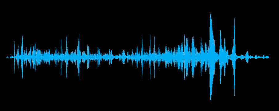 Seismograph diagram, graph of earthquake on paper, vector illustration