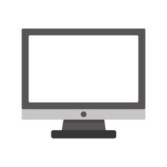 technology digital monitor computer screen gadget  vector illustration