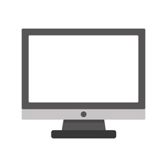 technology digital monitor computer screen gadget  vector illustration