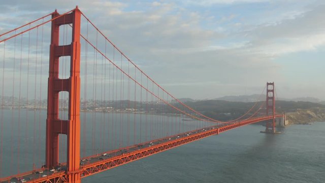 Golden Gate Bridge seen from the Marin Headlands
