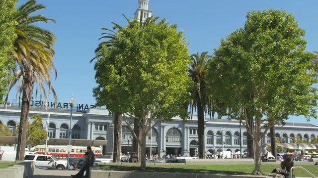 Justin Herman Plaza near the Ferry Building Clock Tower