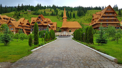Fototapeta na wymiar Monastery,Dorna Arini, Romania