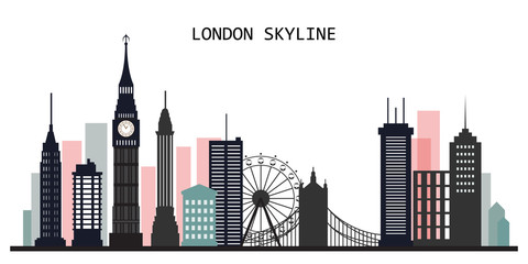 London skyline creative background