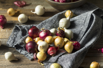 Raw Organic Assorted Pearl Onions