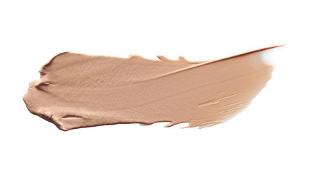 Skin foundation on white background. Professional makeup products