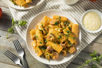 Homemade Sausage and Fennel Rigatoni