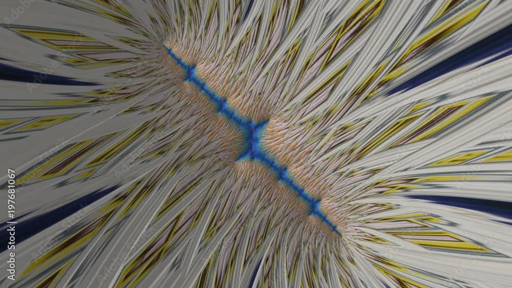 Poster fractal image pc rendering color iteration