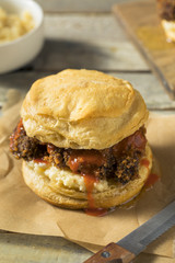 Homemade Honey Butter Chicken Biscuit