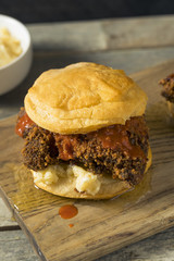 Homemade Honey Butter Chicken Biscuit