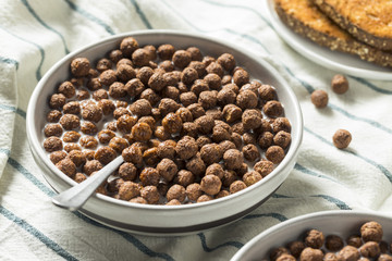 Sweet Cocoa Chocolate Sugar Cereal Puffs