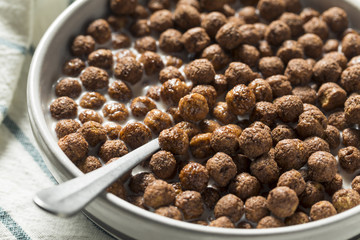 Sweet Cocoa Chocolate Sugar Cereal Puffs